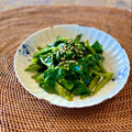 コムギ大好き's cooksnap of when they made つるむらさきの胡麻炒め.
