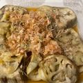 Faiza's cooksnap of when they made レンジで５分　白なすのオイル蒸し.