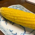バウチャン's cooksnap of when they made 皮付きとうもろこし レンチン&髭取り方法.