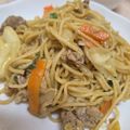 ゆるмαмα's cooksnap of when they made スパイシー！シンガポール風カレー焼きそば.