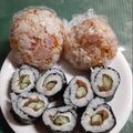 LOVEのこ's cooksnap of when they made ベーコンエッグのおにぎり♪.
