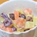 kaori238's cooksnap of when they made 秋♪さつまいもと柿のサラダ.