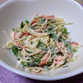ponnko's cooksnap of when they made 簡単副菜。かにかまかいわれマヨ和え.