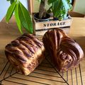 チャロネコ's cooksnap of when they made 憧れのマーブル模様★あん食パン～HB生地.