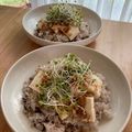 みるく茶's cooksnap of when they made ◇簡単ランチ◇ワサビで爽やか♪豆腐丼.