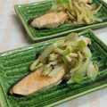 umemodoki's cooksnap of when they made 鮭のソテー　和風しめじソースがけ.