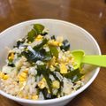 ma2kaboch's cooksnap of when they made わかめチャーハン.