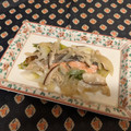 龍青空ママ's cooksnap of when they made 鮭とキノコと玉ねぎのフライパン蒸し.
