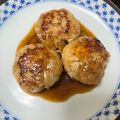 マヨメロディー's cooksnap of when they made つくねの照り焼きハンバーグ.