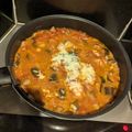 たぶんなっちゃん's cooksnap of when they made 鶏もも肉のチーズトマトソース煮♪なす入り.