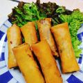 みっちゃん❇️68's cooksnap of when they made 野菜たっぷりたけのこ入り春巻き.