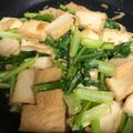 まっちゃみ's cooksnap of when they made 節約料理　小松菜と厚揚の甘味噌炒め.