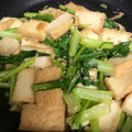 まっちゃみ's cooksnap of when they made 節約料理　小松菜と厚揚の甘味噌炒め.