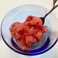 ゆいちゃん's cooksnap of when they made いちごシャーベット.