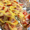 ズッキーーニ's cooksnap of when they made かにかまのちくわチーズ焼き.