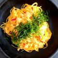 ひさかた's cooksnap of when they made ぺぺたま(卵とニンニクのパスタ).