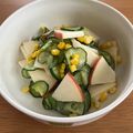 ♡こもれび♡'s cooksnap of when they made ◆糖尿病◆リンゴときゅうりのサラダ.