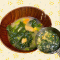 yu228's cooksnap of when they made 簡単♡ほうれん草とウインナーの味噌汁.