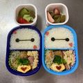 Chaaa_room's cooksnap of when they made 超簡単!!!!ベイマックスキャラ弁.