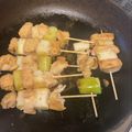 エル♀'s cooksnap of when they made 即席＆経済的✿フライパンde焼き鳥ねぎま.