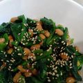 とも☆♪☆♪'s cooksnap of when they made ゴマ油が決めて！ほうれん草の納豆あえ♪.