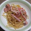 きらり流れ星's cooksnap of when they made タラコパスタ.