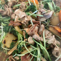 ぴあのちゃん95's cooksnap of when they made 豚バラと大根と水菜のオイスター炒め.