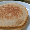 らてっち's cooksnap of when they made 手作りHMで簡単♪ふわふわホットケーキ♡.