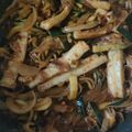 そーちゃんb's cooksnap of when they made ズッキーニとちくわの韓国風辛炒め.