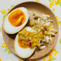 チェックのミニくま's cooksnap of when they made 卵の油淋鶏（ユーリンチー）風甘酢づけ.