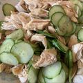 向日葵タンポポ's cooksnap of when they made ☆即席1品☆ササミキュウリの中華風サラダ.
