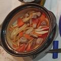 もぐらや00's cooksnap of when they made 豚こま入りトマトの生姜焼き.