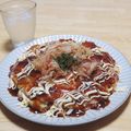 まる゜'s cooksnap of when they made はんぺんがつなぎの　ふわふわお好み焼き.