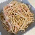ポムポムポヨコ's cooksnap of when they made レンジで簡単☆もやしとハムの中華サラダ。.