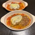 まにょ姫's cooksnap of when they made 簡単アレンジ！トマト煮込みハンバーグ.