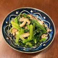 凸凹ポスト's cooksnap of when they made お弁当に★小松菜と椎茸のゴマ麺つゆ和え.