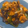 クックYMA3ZS☆'s cooksnap of when they made なす&ピーマン&鶏むね肉の甘酢あん.