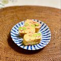 コムギ大好き's cooksnap of when they made 卵焼き ★ かにかまぼこ＆枝豆.