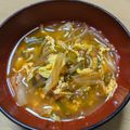 わかポン☆'s cooksnap of when they made 簡単❗キムチで♪酸辣湯スープ✨.