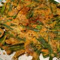 seacomet's cooksnap of when they made 納豆とにらと豚肉の韓国風チヂミ。.