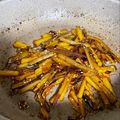 sara1104's cooksnap of when they made ☆さつまいものはちみつきんぴら☆.