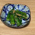★ころんたん★'s cooksnap of when they made 娘に伝えたい＊簡単♪オクラの胡麻和え＊.