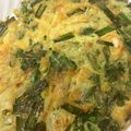 チビクウ's cooksnap of when they made 米粉でモチモチ♡ニラチーズチヂミ.