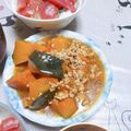 めみたん☆'s cooksnap of when they made お鍋一つで♪　かぼちゃの挽肉あんかけ.