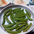 うたかた。's cooksnap of when they made もっと簡単♪焼きスナップエンドウ.