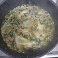 minmo2✳️2's cooksnap of when they made にらとひき肉のざくざく餃子スープ.