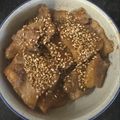 みっき1979's cooksnap of when they made 厚切り豚バラのガッツリ★かば焼き.
