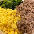 clover55's cooksnap of when they made ✿そぼろ三色丼ぶり✿.