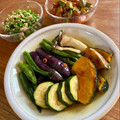 こつゆ514's cooksnap of when they made 夏野菜の揚げ浸し＊大皿でおもてなしにも.