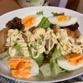 クック49L4Ho☆'s cooksnap of when they made レタスたっぷりさつま揚げサラダ.